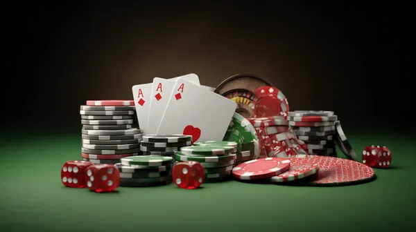 A glamorous woman holding casino chips in a neon-lit environment, representing the premium online casino atmosphere of 786BD.